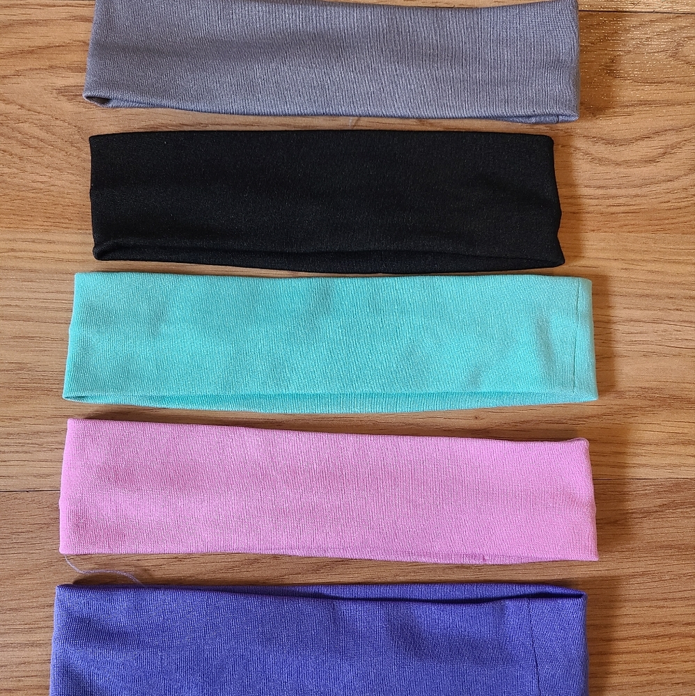 🌟 4/$20 Set of 5 Nylon Headbands